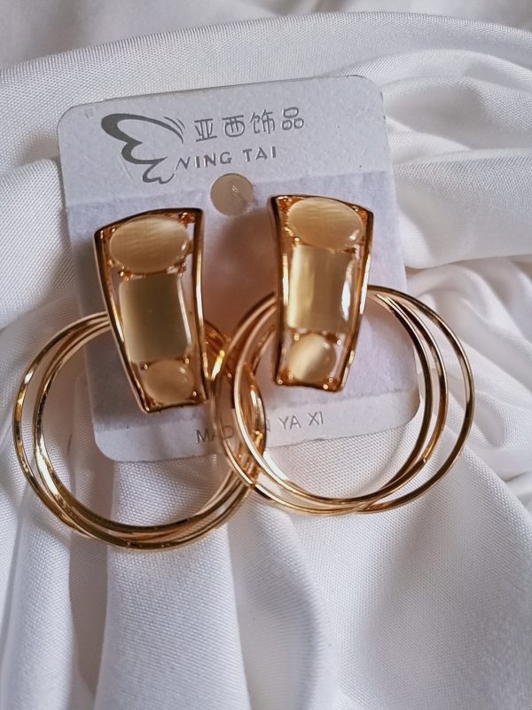 Renee Gold Earrings 3pc