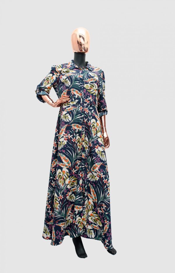 Women's Floral Maxi Dress Size 12UK Petit Fit
