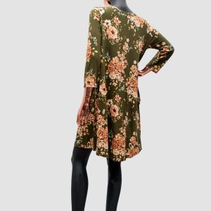 Women's Floral Casual Round and Free dress in Size 16-18UK
