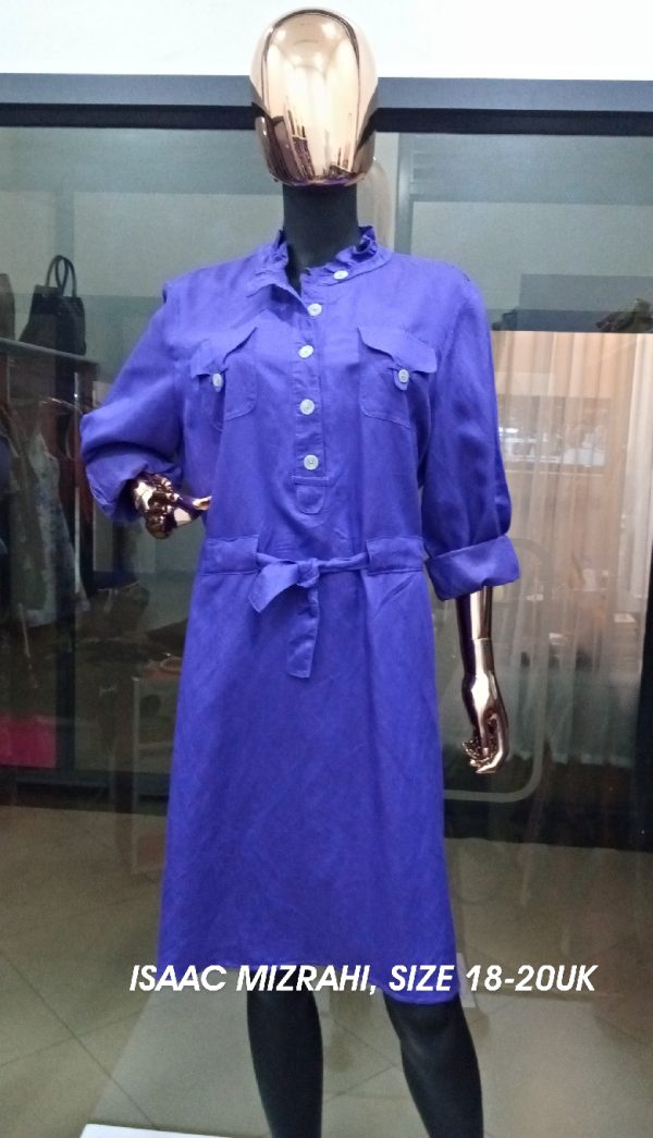 Women's Plus Size Solid Color Casual Dress - 18-20UK