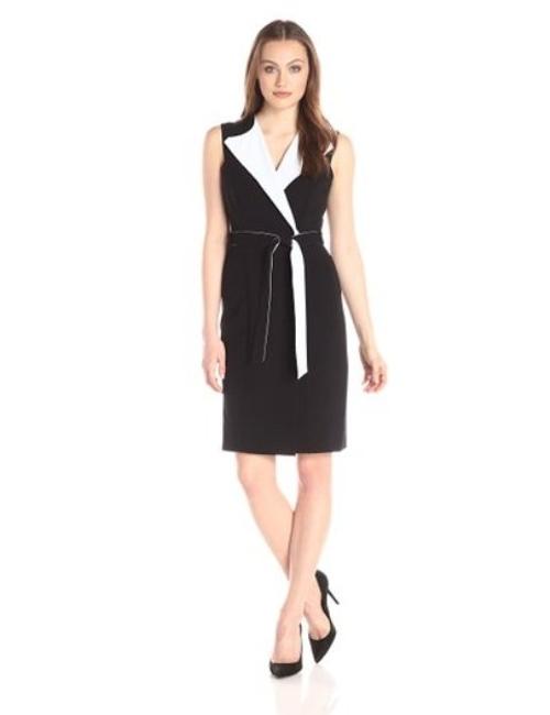 Calvin Klein Black & White Blazer Dress in Size 8